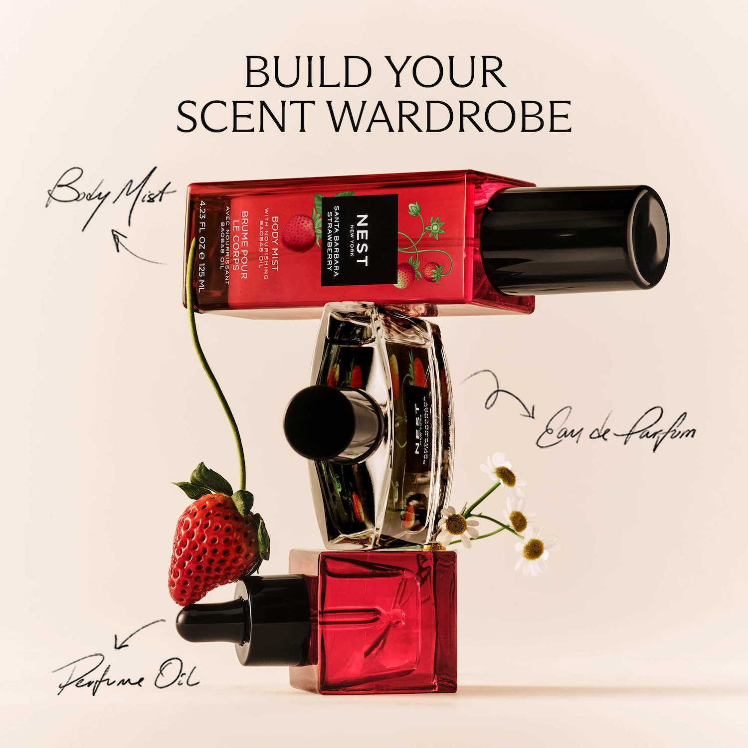 Santa Barbara Strawberry Eau de Parfum Travel Spray - NEST New