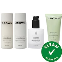 Crown Affair - The Mini Air Dry Cream Ritual Hair Set for Hydration and Definition