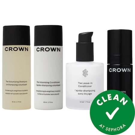 The Mini Air Dry Mousse Ritual Hair Set for Volume and Texture
