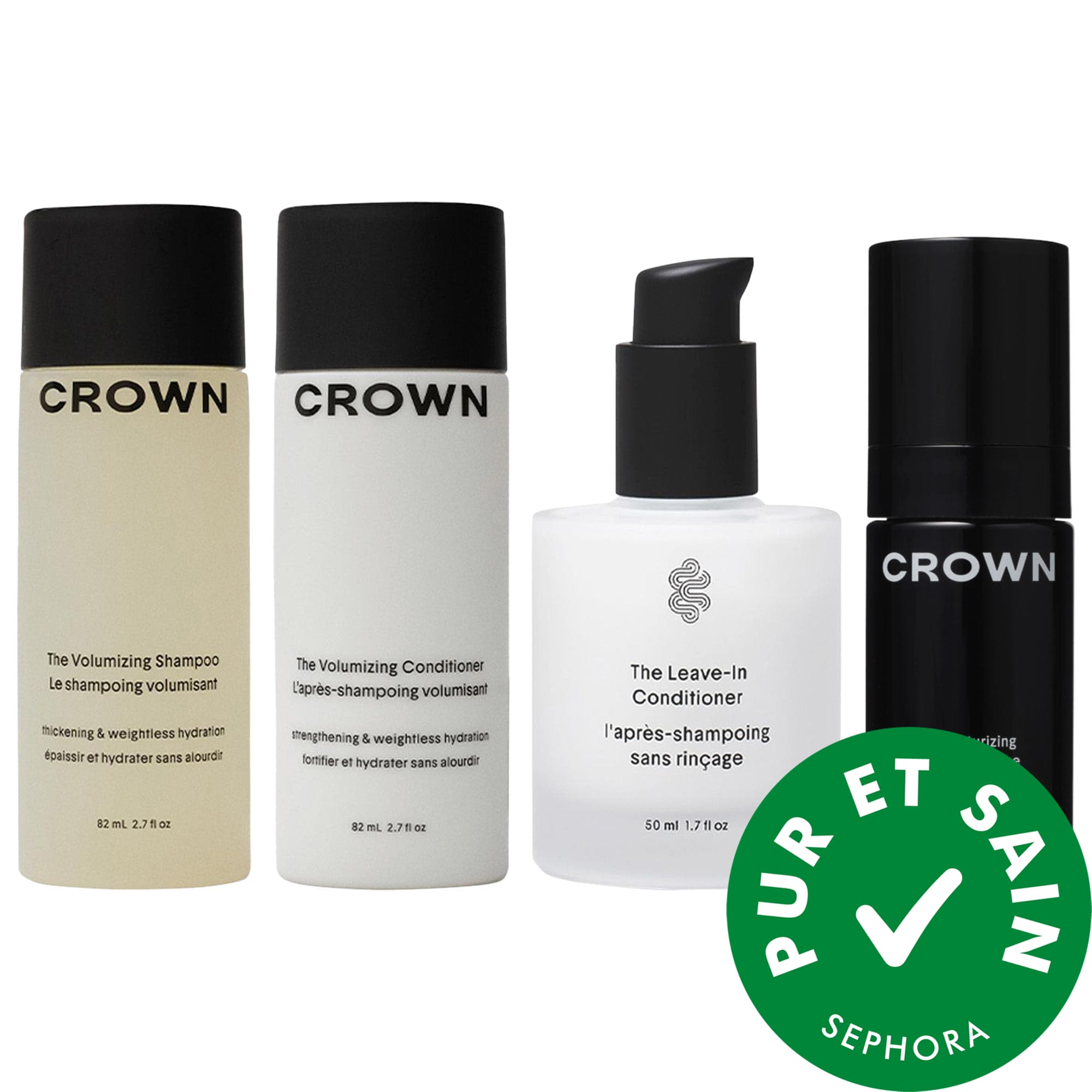 Crown Affair Ensemble Ritual Air Dry Mousse pour volume et texture des cheveux