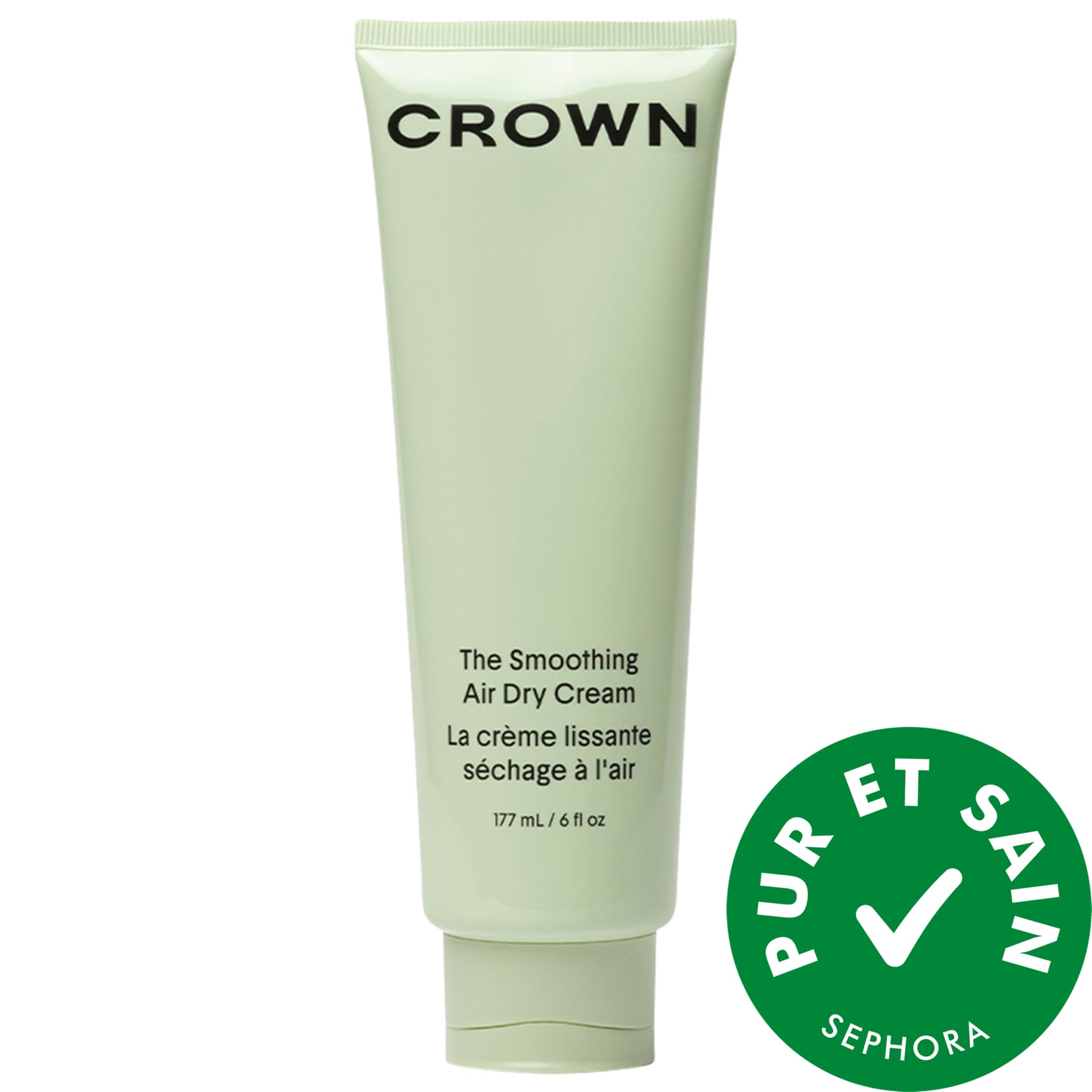 Crown Affair The Smoothing Air Dry Hair Styling Cream 6 oz/177 mL