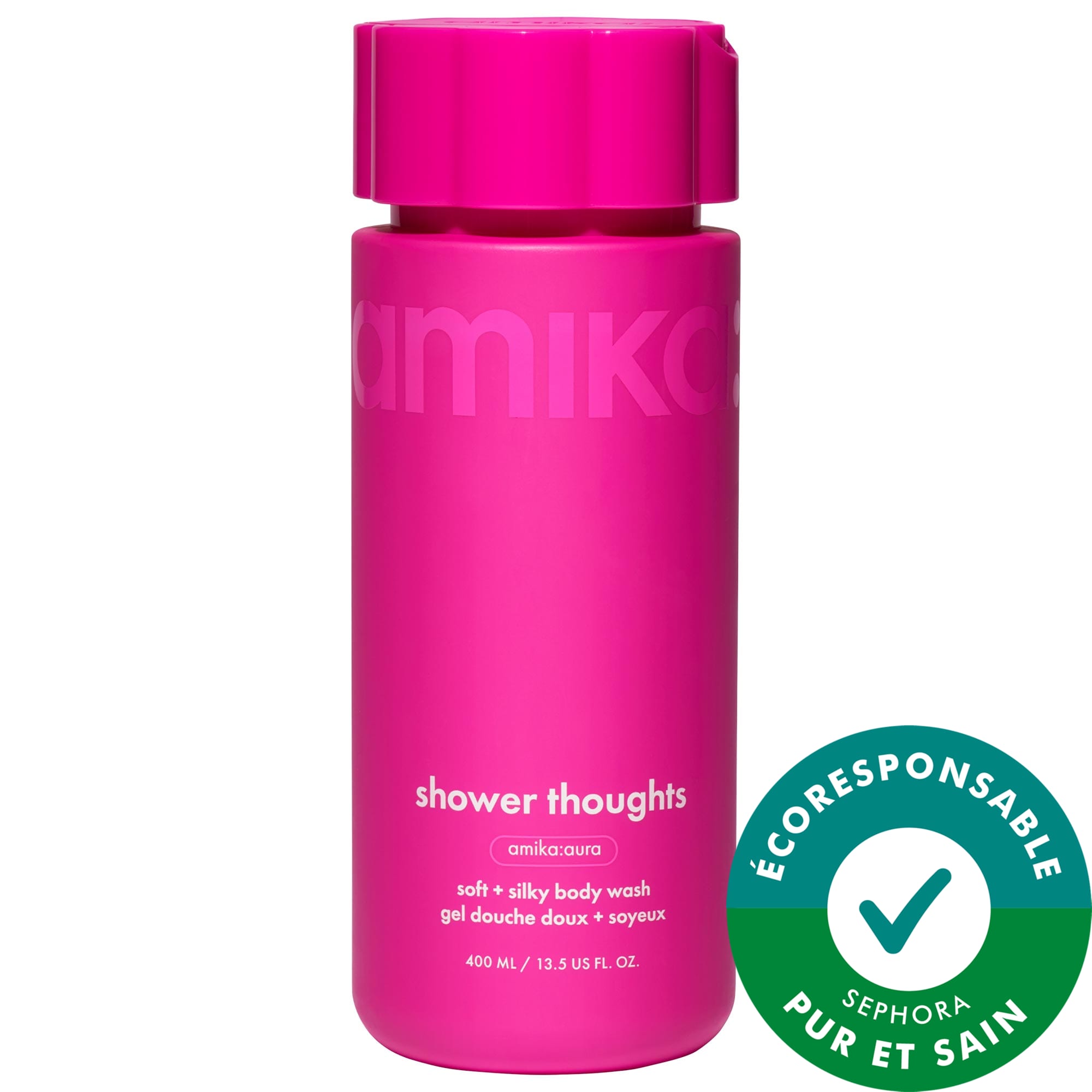 amika Nettoyant pour le corps doux et soyeux Shower Thoughts avec AHA et glycérine 8.5 oz/250 ml