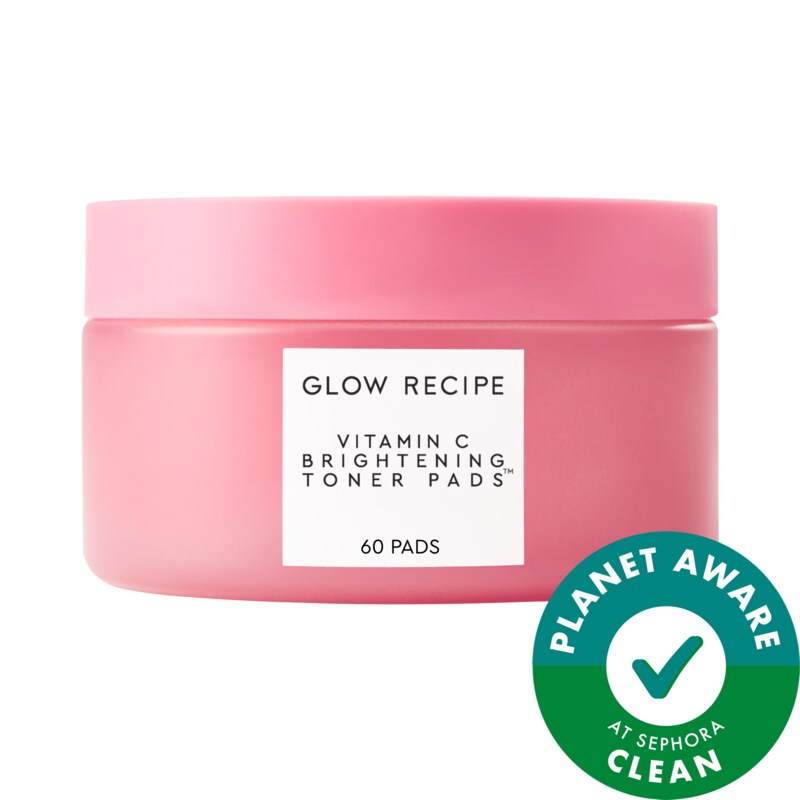 Vitamin C Brightening Korean Guava Toner Pads for Undereye & Cheeks