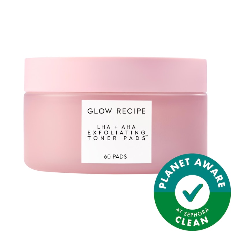 LHA + AHA Korean Watermelon Toner Pads for Hydration and Gentle Exfoliation