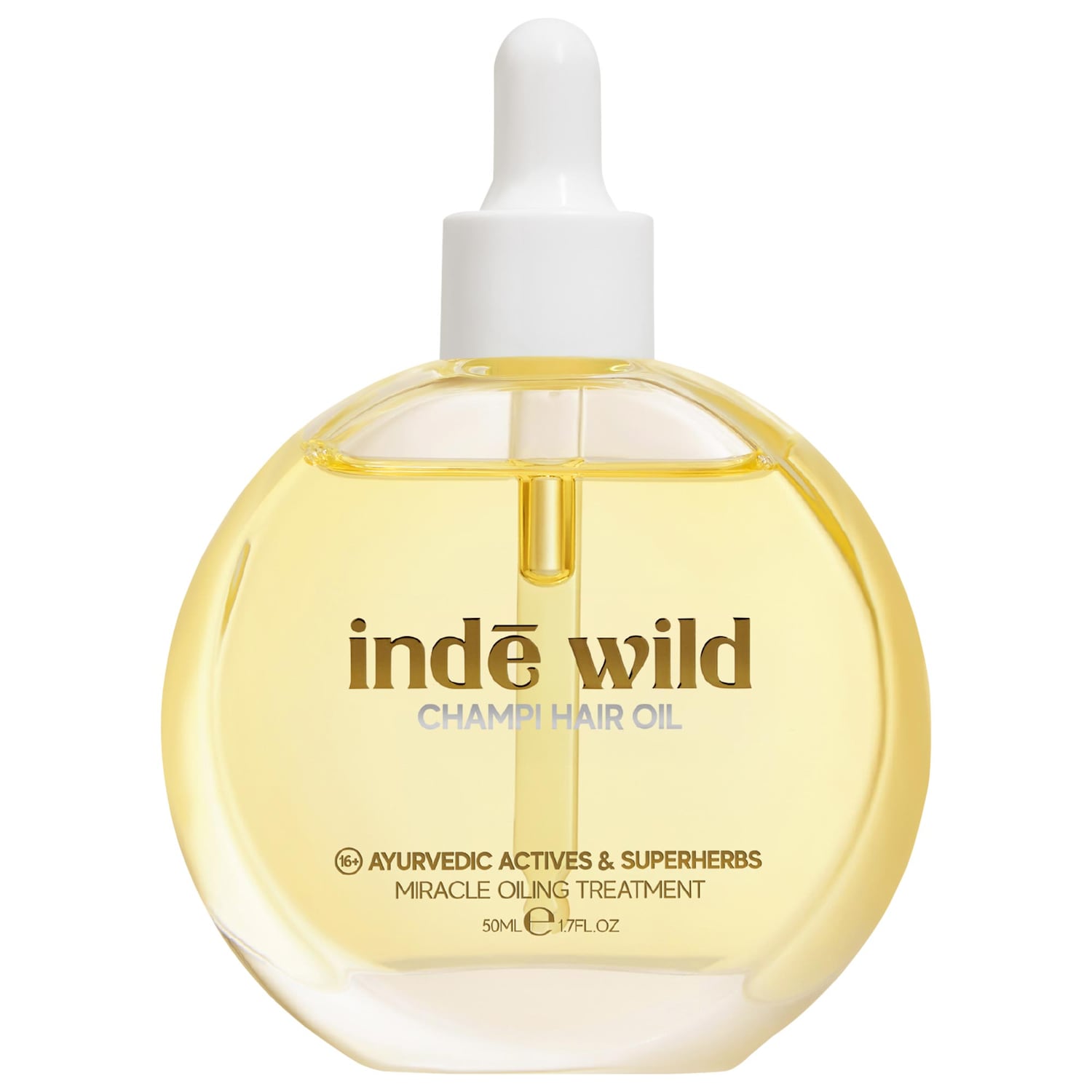 Масло для волос и кожи головы перед мытьем indē wild Champi для тонких волос — фото 1