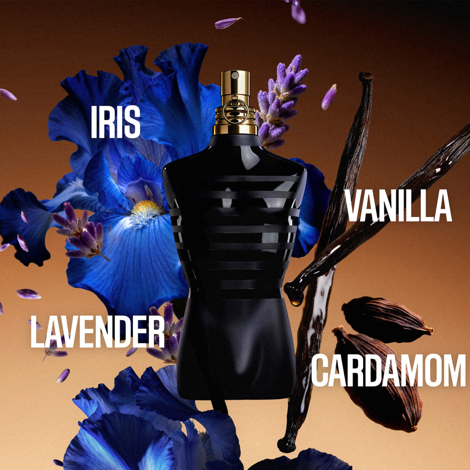 Le Male Le Parfum Travel Spray with Lavender & Iris - Jean Paul