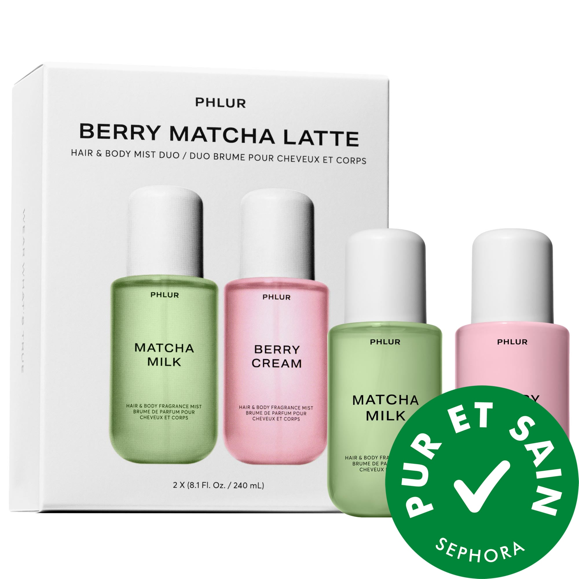 PHLUR Ensemble Berry Matcha Latte
