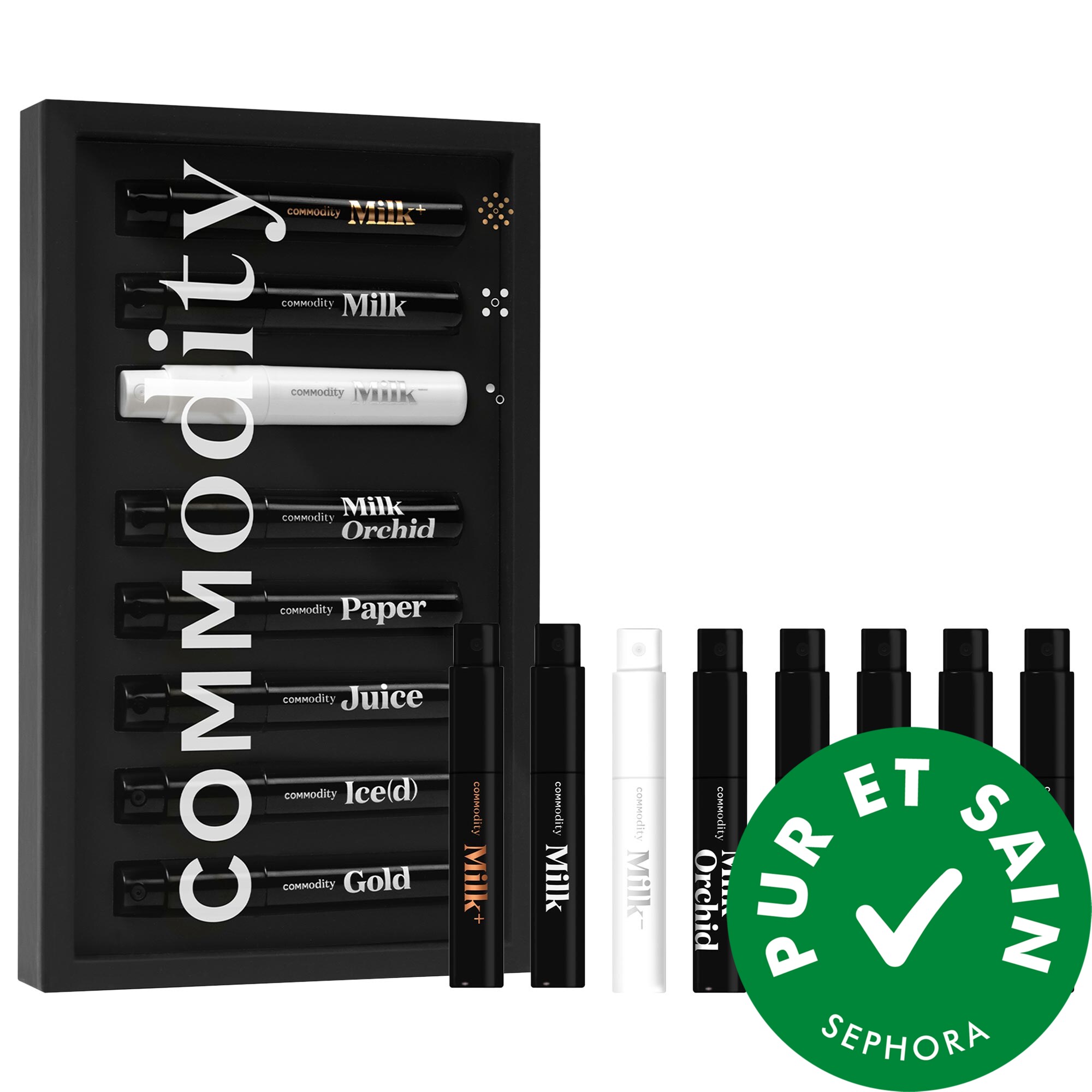 Commodity Ensemble d'échantillons d'Eau de parfum Scent Space Edit 0. 07/8x2ml