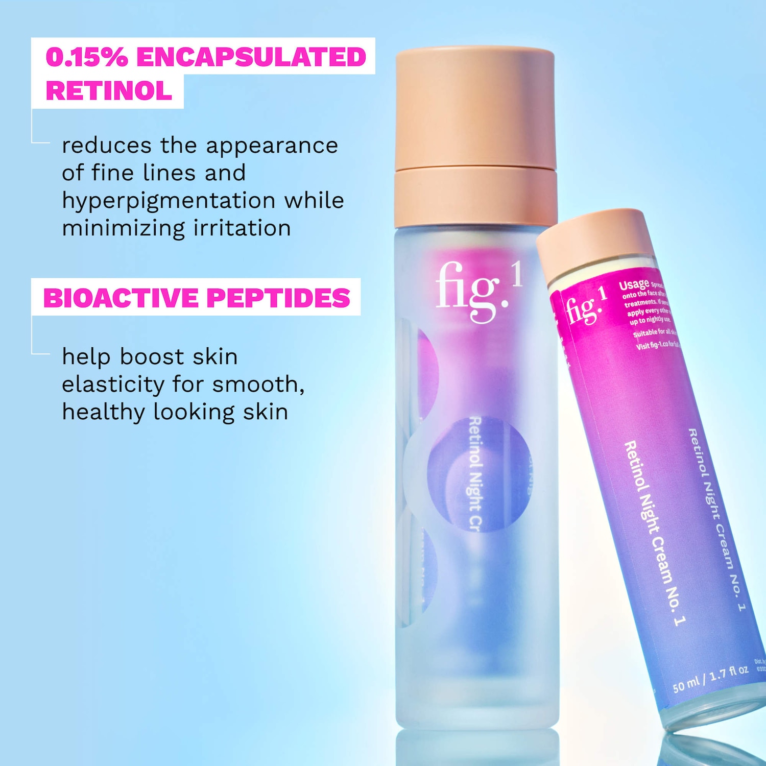0.15% Retinol Refillable Night Cream for Fine Lines + Wrinkles