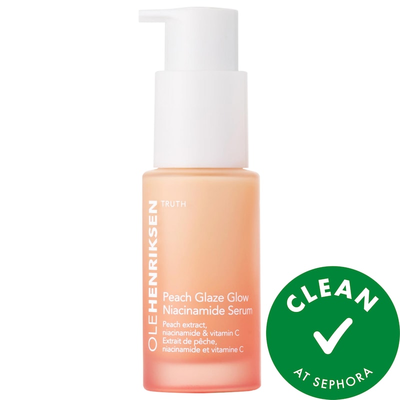 Mini Peach Glaze Glow Niacinamide + Vitamin C Serum for Brightening