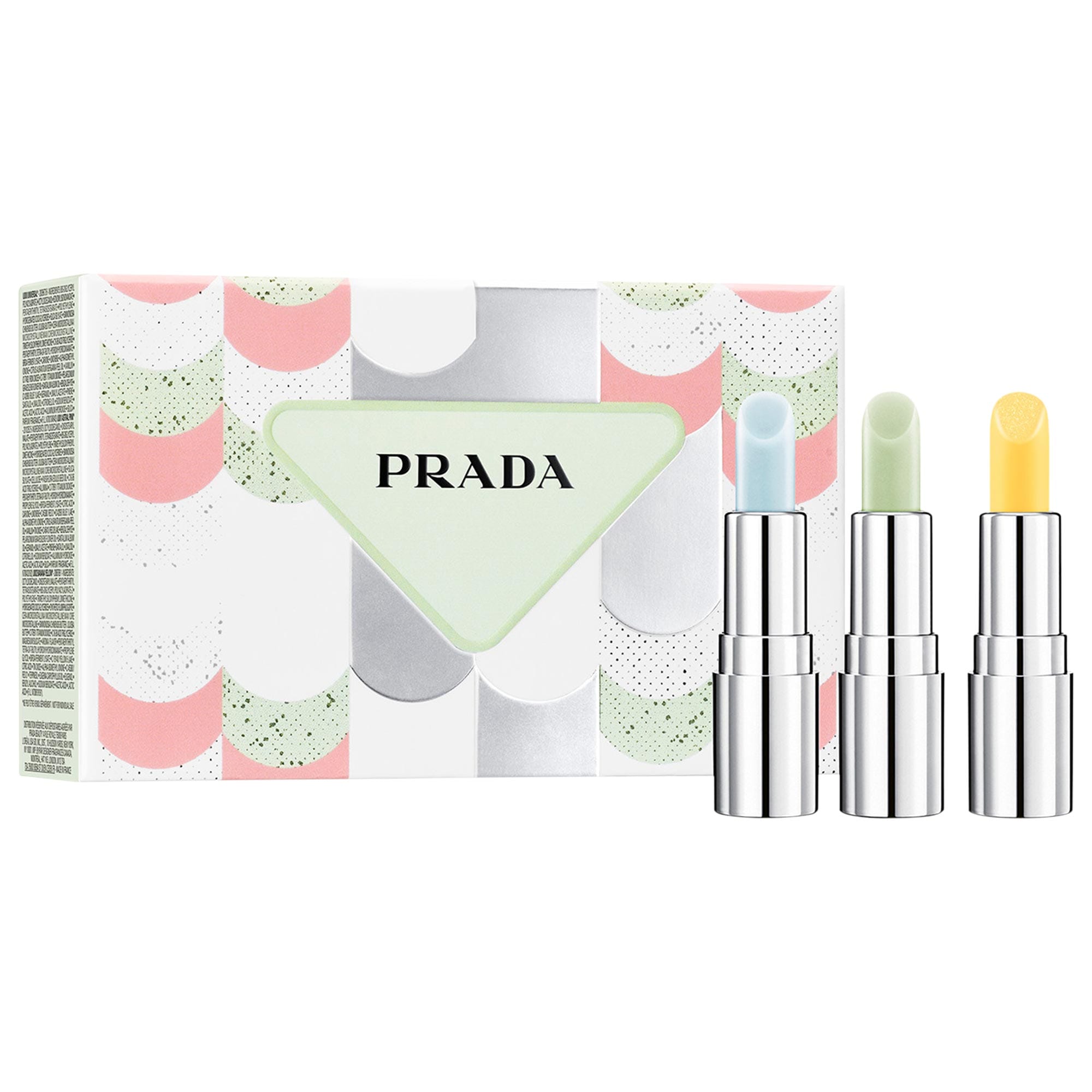PRADA ミニリップコレクション 3色セット　A Hydrating Mini Lip Balm Trio Gift Set - Prada | Sephora