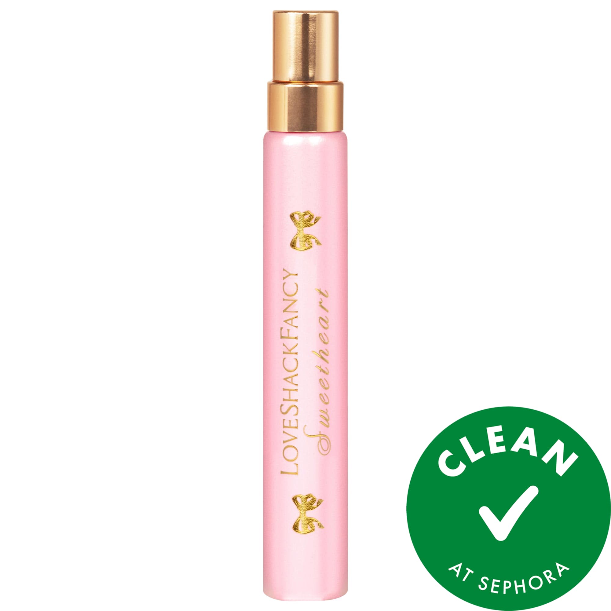 LoveShackFancy Sweetheart Eau de Parfum with Raspberry and Peach Travel Spray .34 oz/10 mL eau de parfum spray
