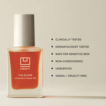 The SUPER Intensive Face Oil with Hyaluronic Acid + Antioxidants - U Beauty  | Sephora