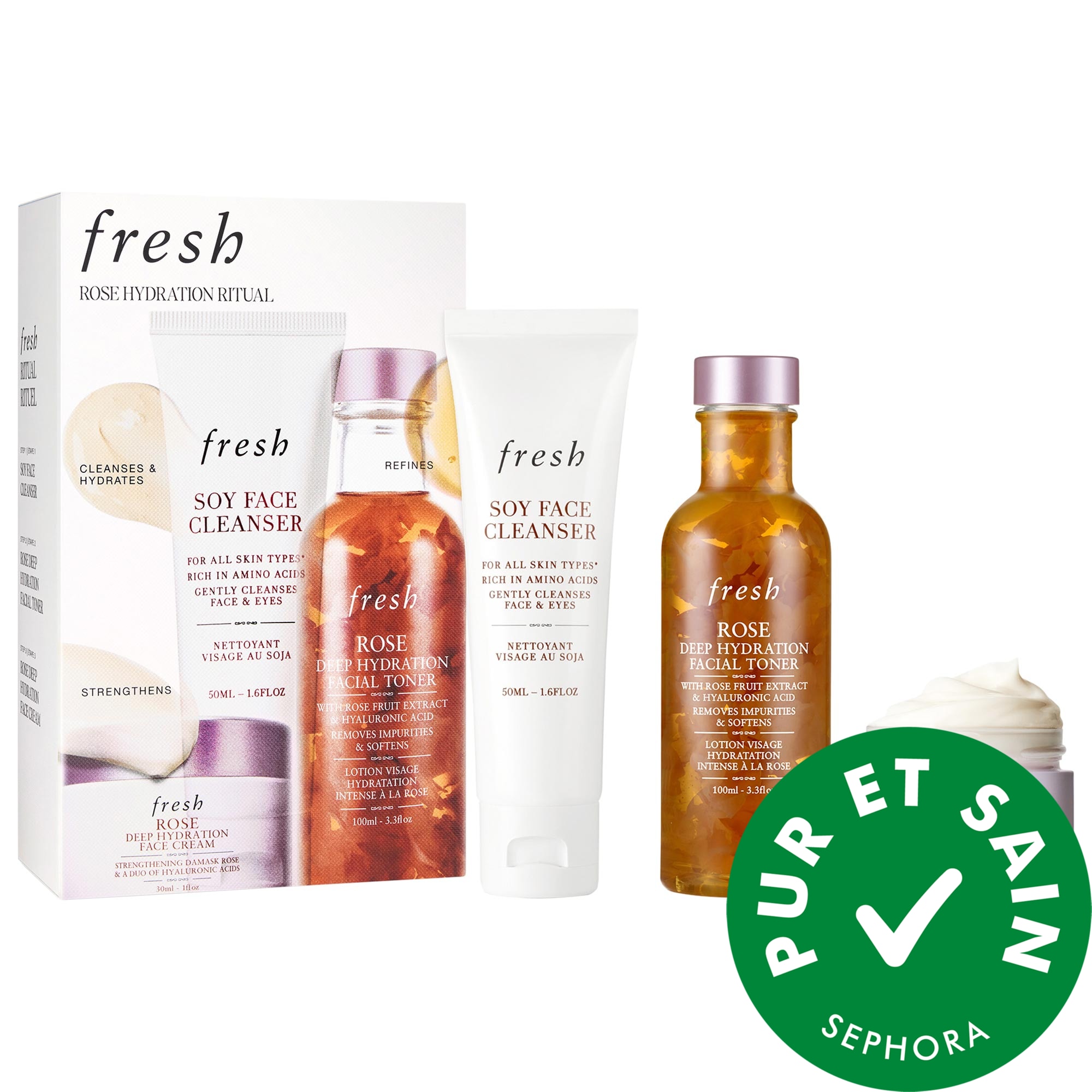 fresh Rituel d'hydratation à la rose 1.6 oz/50 mL