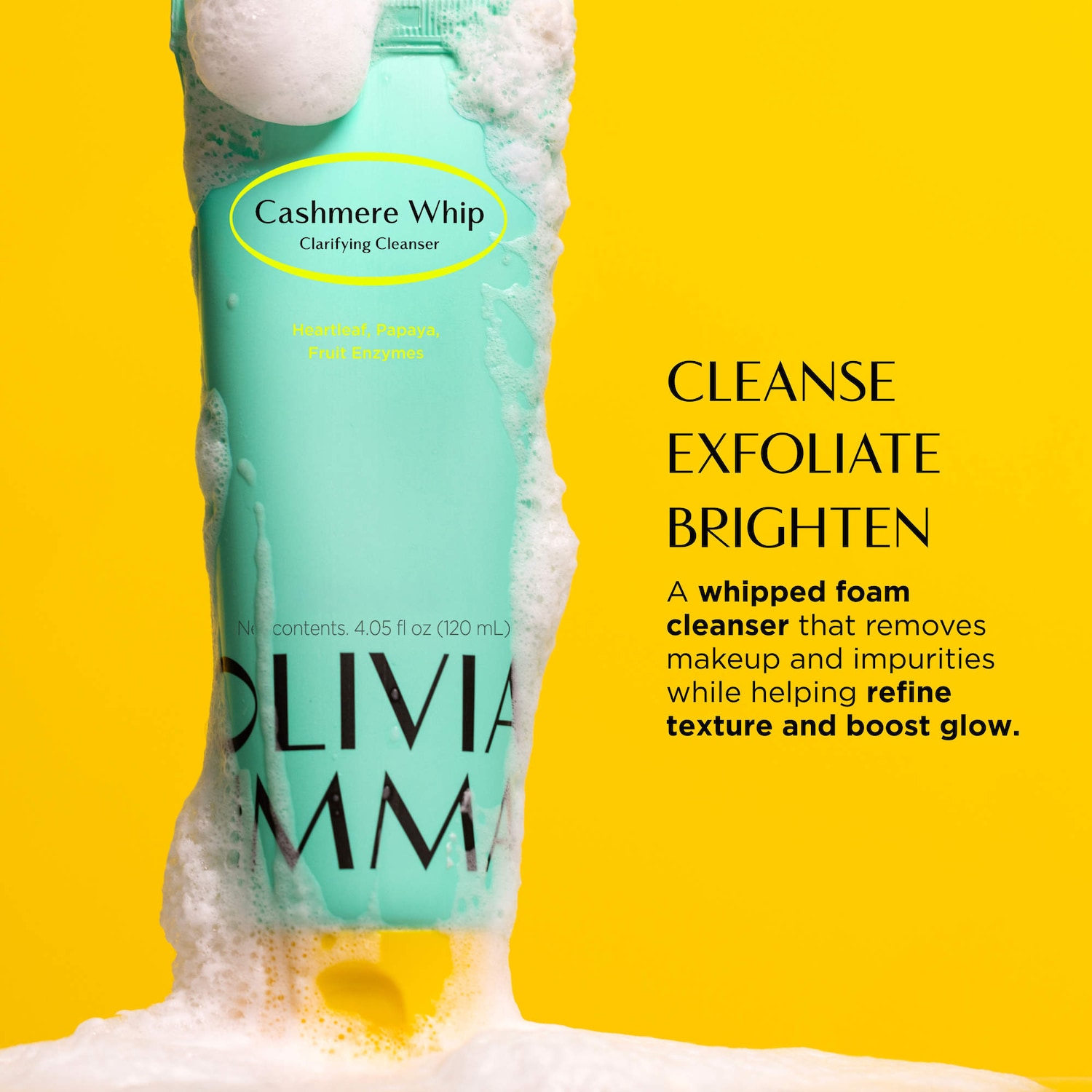 Cashmere Whip Clarifying Face Cleanser and Gentle Exfoliator with