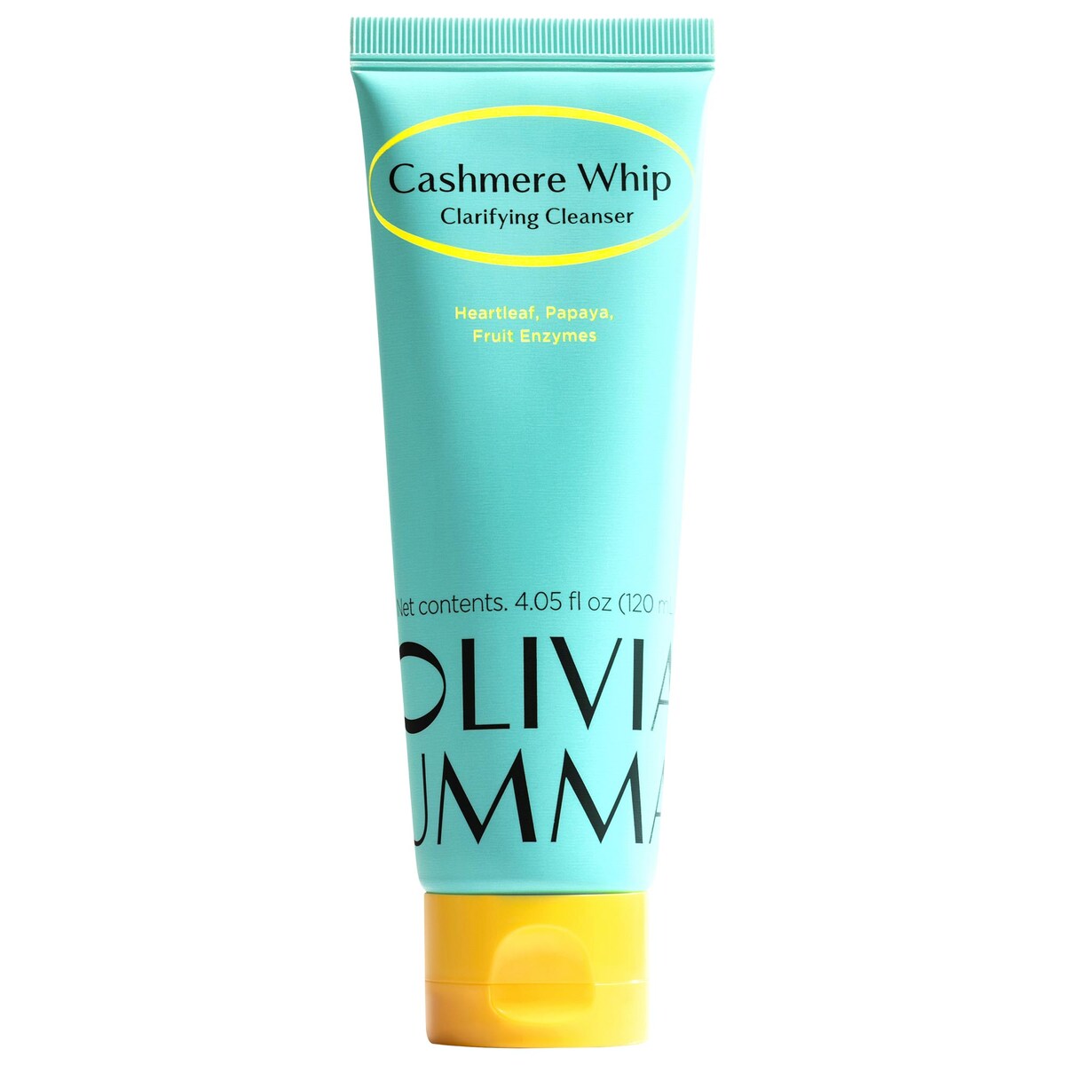 OLIVIAUMMA Cashmere Whip Clarifying Face Cleanser and Gentle Exfoliator with Heartleaf