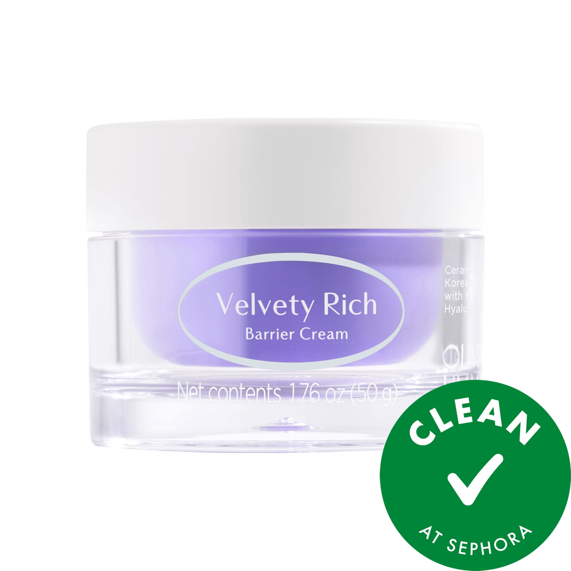 Velvety Rich Barrier Cream for Firming and Anti-aging with 6 Types of Hyaluronic Acid