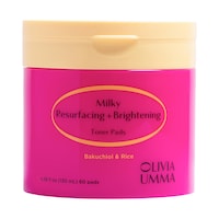 OLIVIAUMMA - Milky Resurfacing + Brightening Toner Pads and Face Treatment with Bakuchiol and Niacinamide