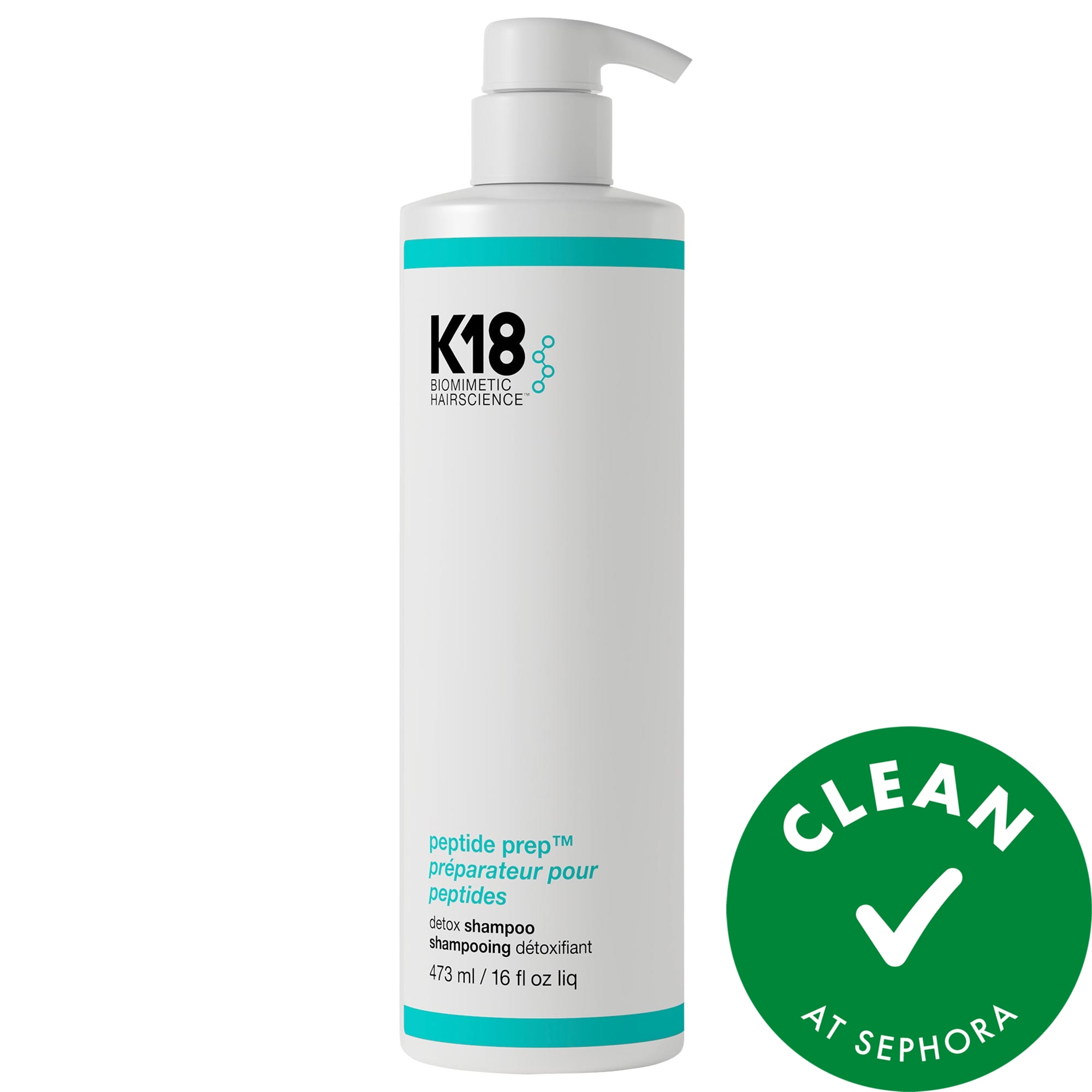 Thumbnail of K18 Biomimetic Hairscience PEPTIDE PREP™ Clarifying Detox Shampoo 16 oz/473 mL