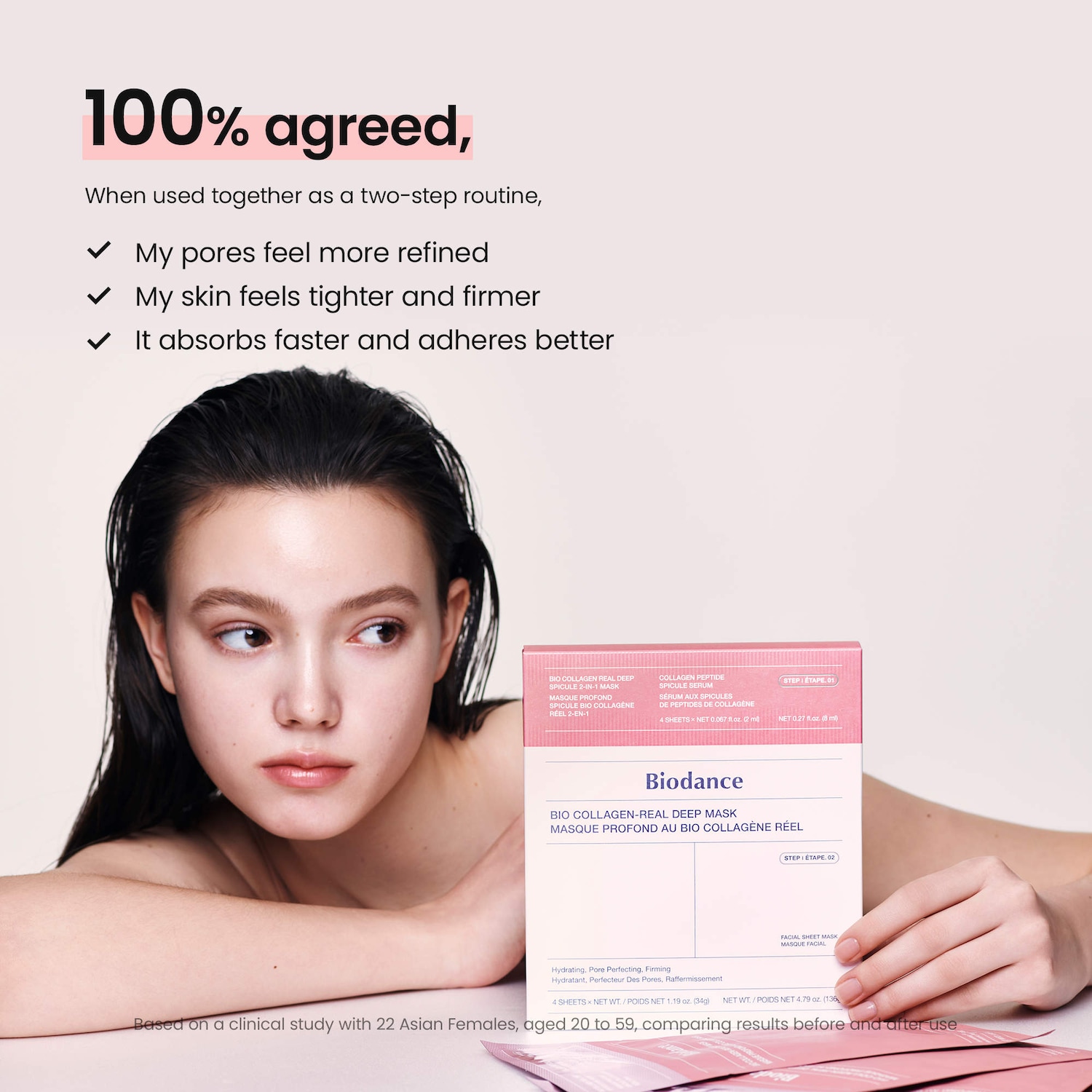 Biodance Bio Collagen Real Deep Spicule 2 Step Mask - 4 Pack for