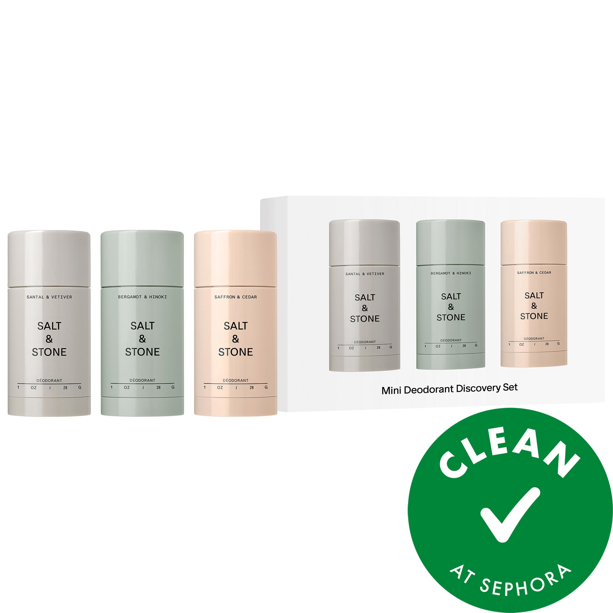 Salt & Stone Mini Deodorant Discovery Gift Set