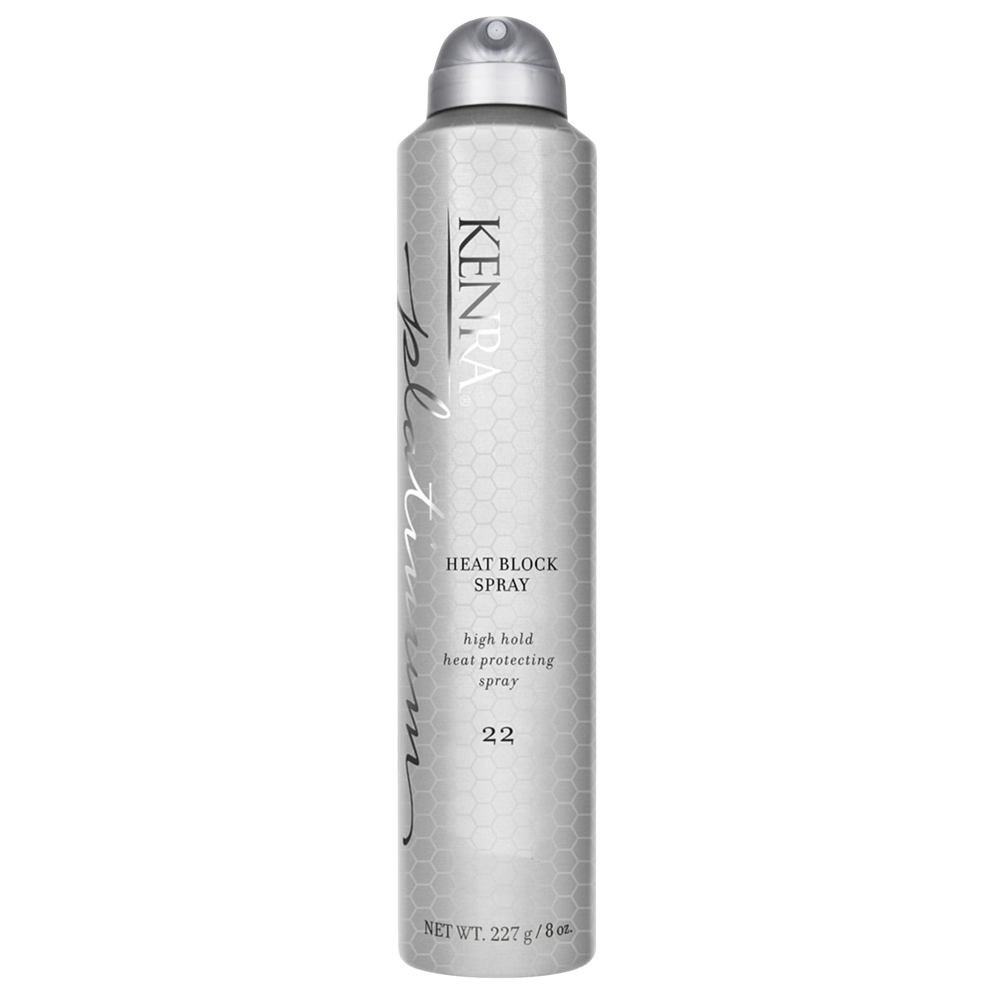 Heat Block Spray 22 High Hold Heat Protectant Hairspray - Kenra