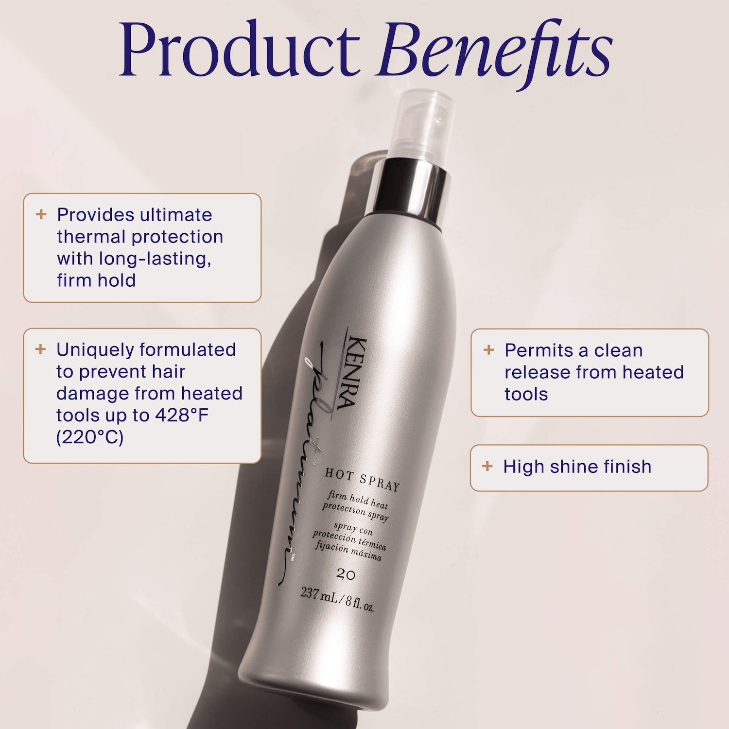 Kenra Professional Hot Spray Heat Protectant - Thumbnail 5