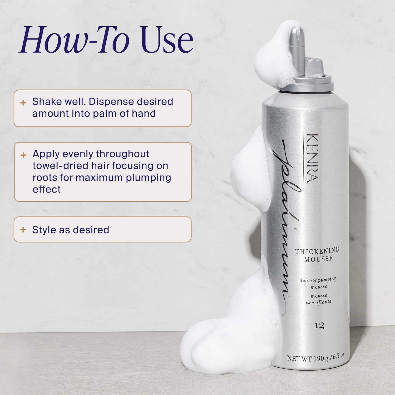Kenra Professional Thickening Mousse - Thumbnail 3