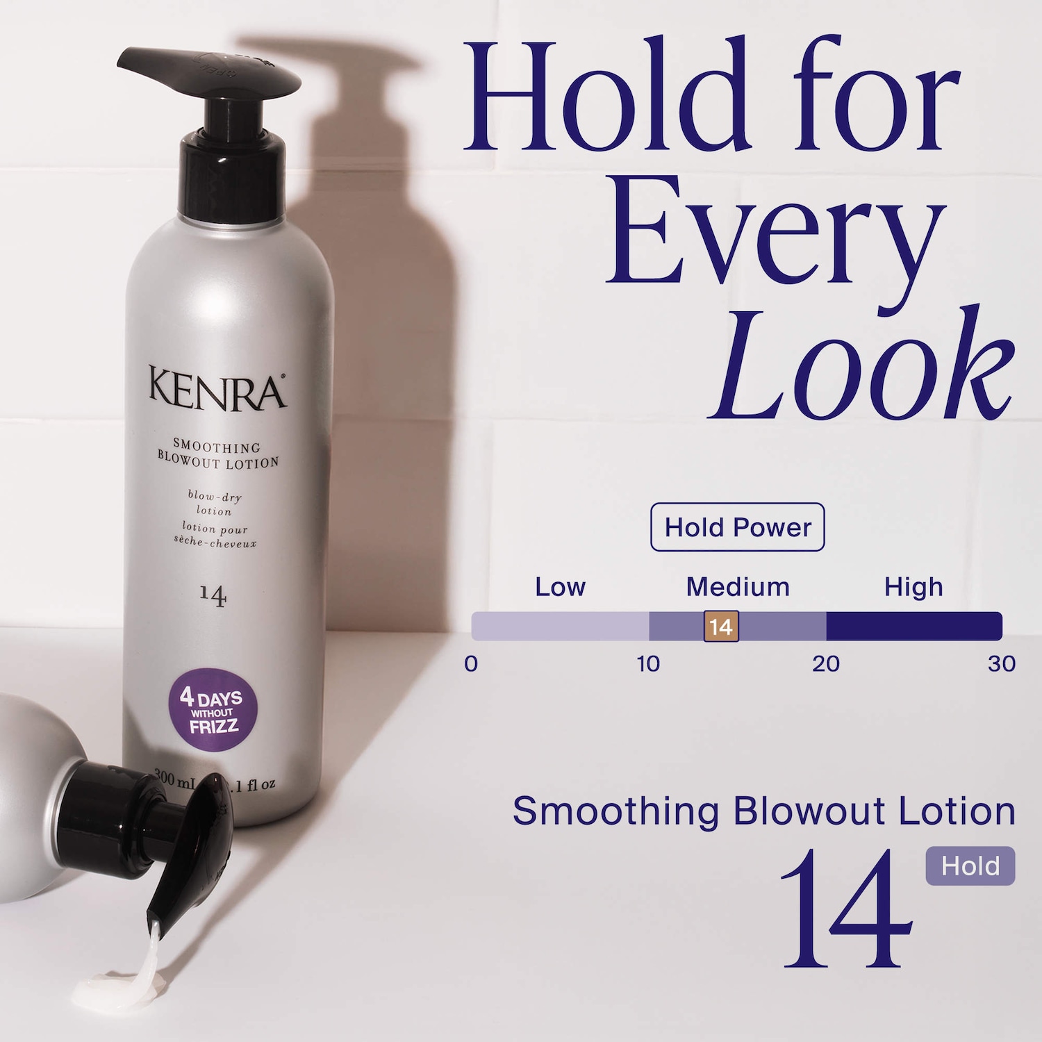 Smoothing Blowout Lotion 14 Frizz Control Styling Cream - Kenra