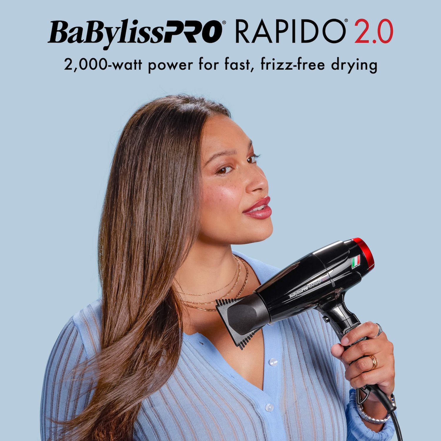 Nano Titanium High-Speed Rapido 2.0 Hair Dryer with Diffuser