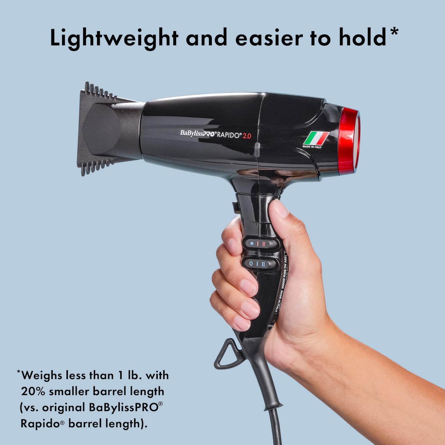 BaBylissPRO Rapido 2.0 Hair Dryer - Thumbnail 4
