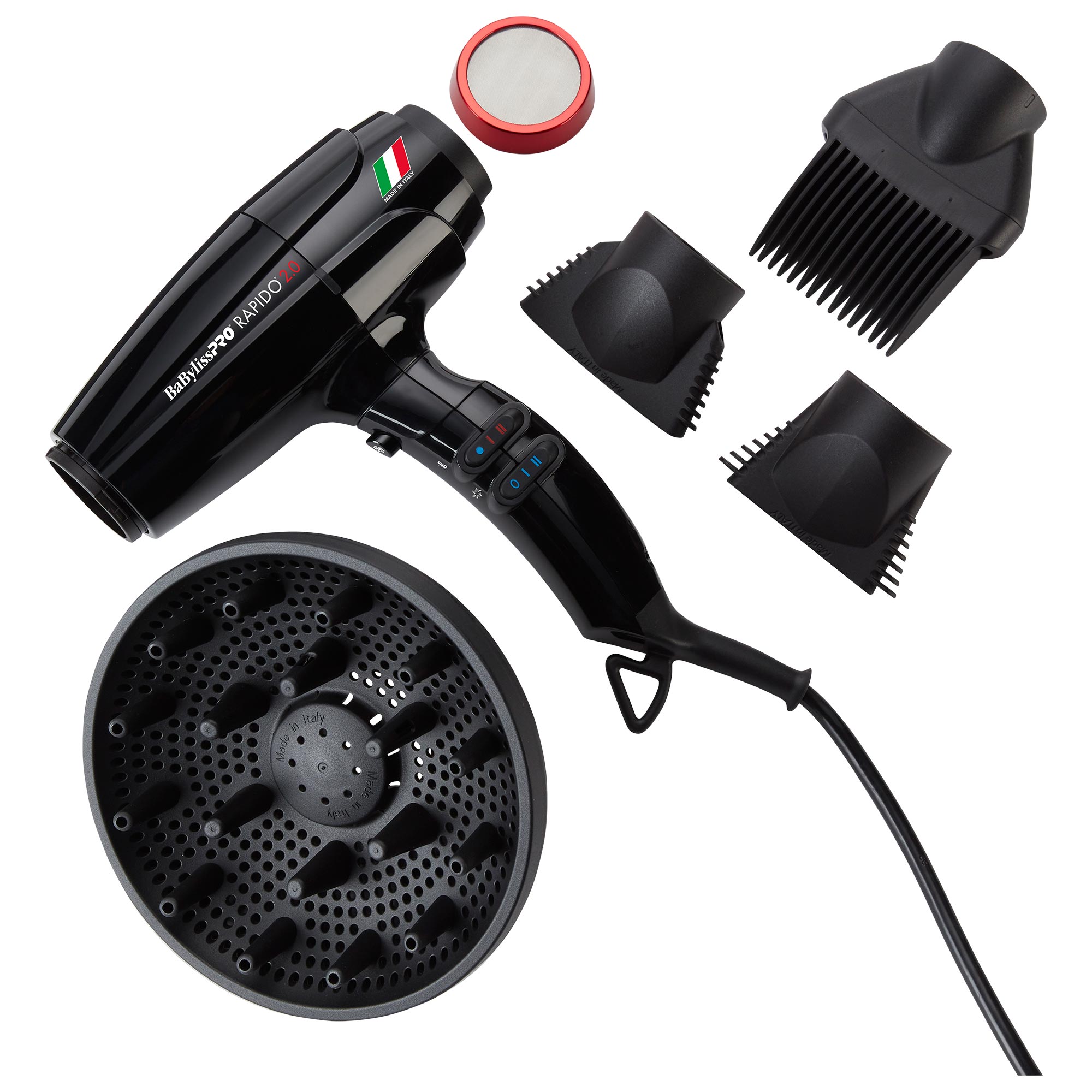 Nano Titanium High-Speed Rapido 2.0 Hair Dryer with Diffuser