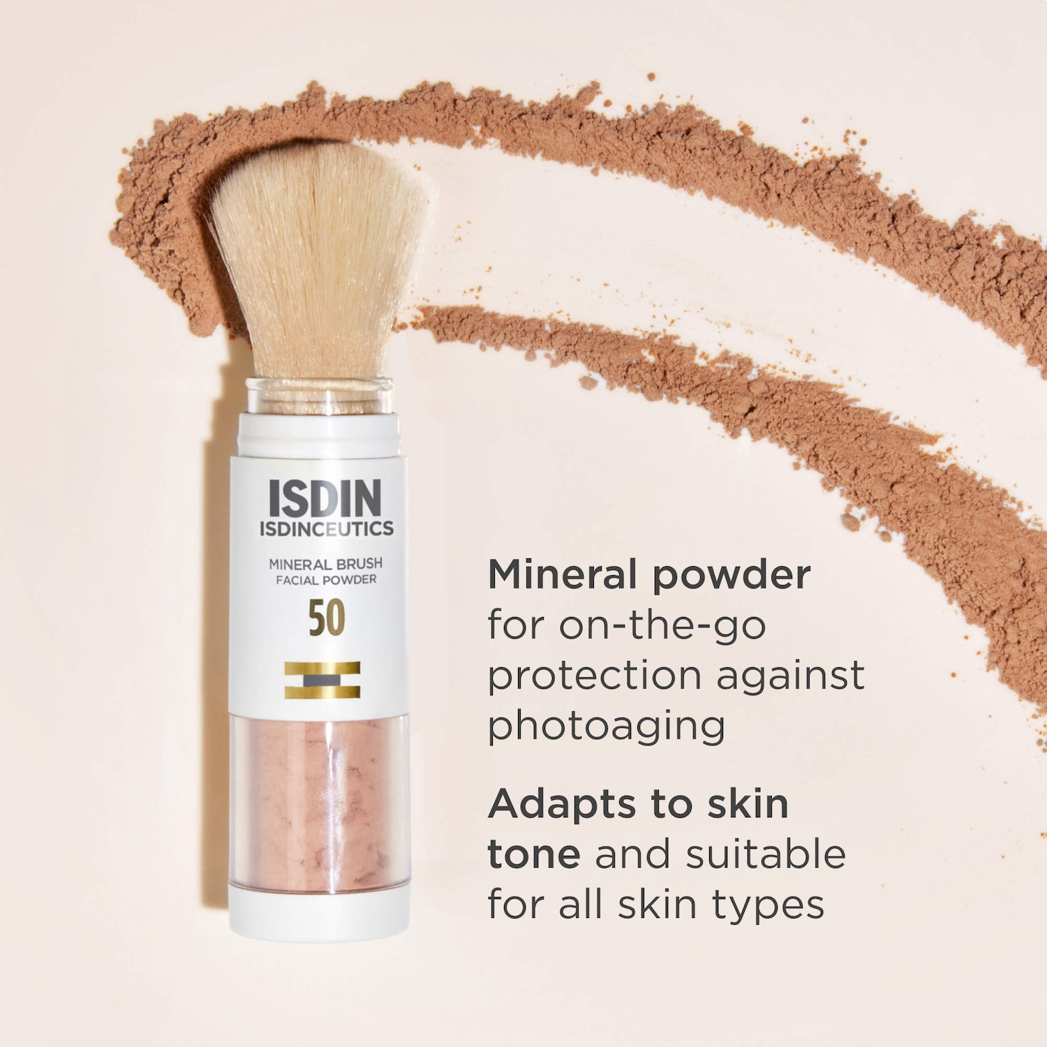 Mineral Brush Facial Reapplication Powder - ISDIN | Sephora