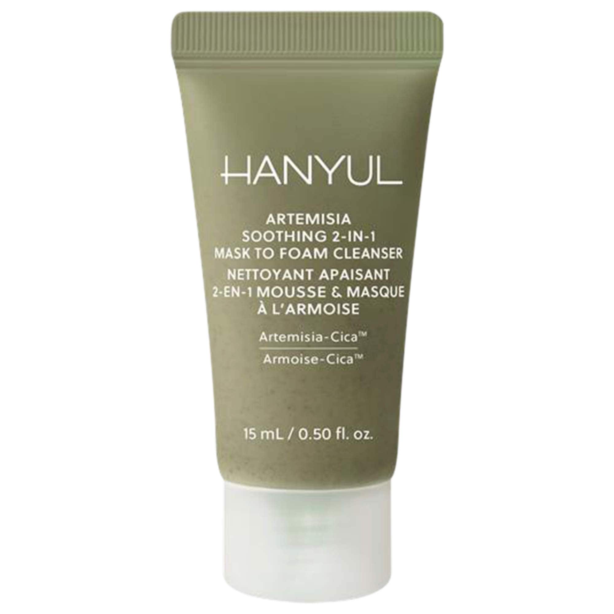 Artemisia Soothing 2-in-1 Mask-to-Foam Cleanser-15 ml - Hanyul