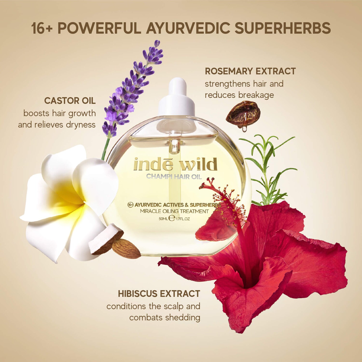 indē wild Champi Hair & Scalp Pre-Wash Oil - Thumbnail 4