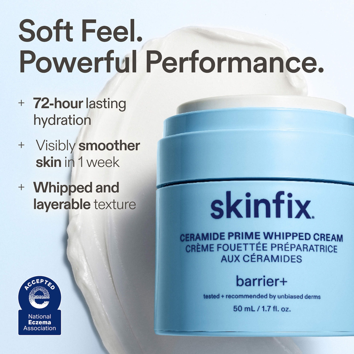 Ceramide Prime Whipped Cream with Niacinamide for Smoothing