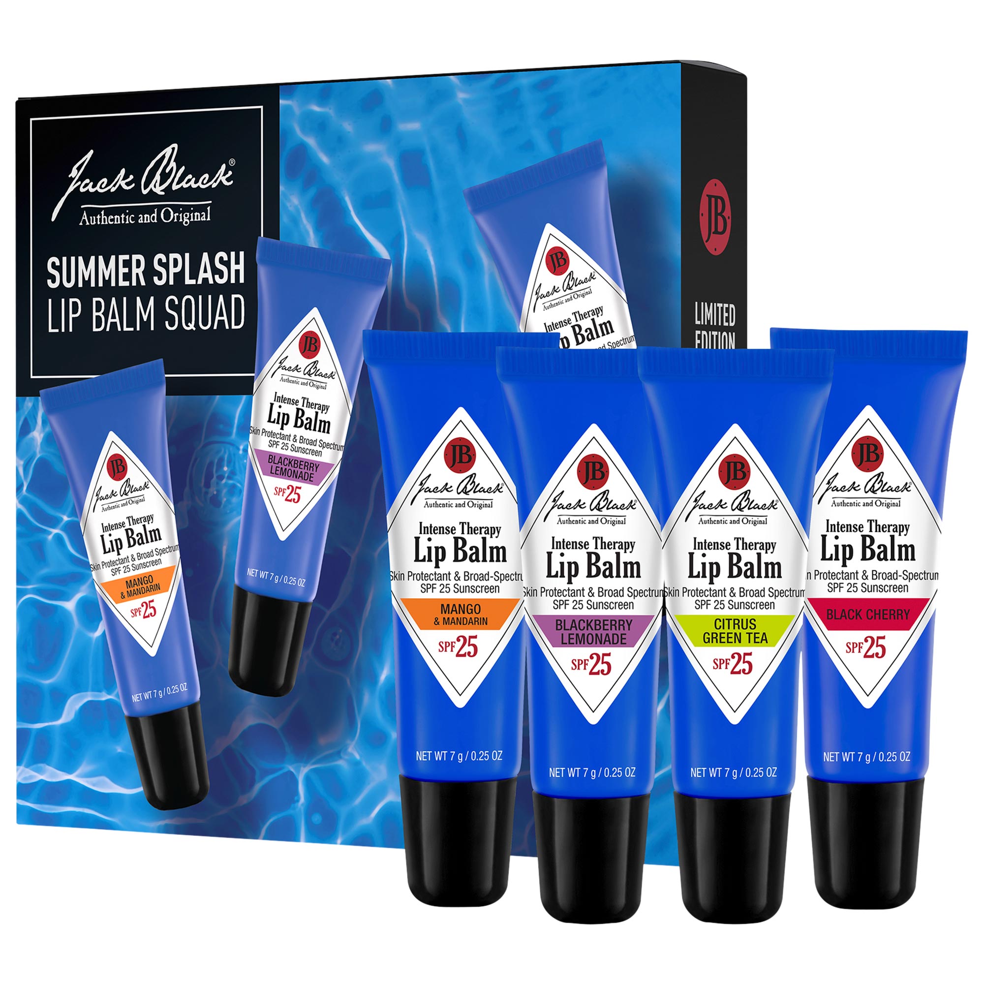 SUMMER SPLASH LIP BALM SQUAD - Jack Black | Sephora