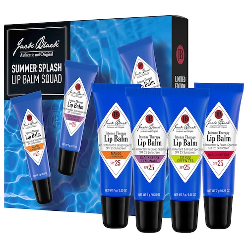 Набор бальзамов для губ Jack Black Summer Splash Lip Balm Squad