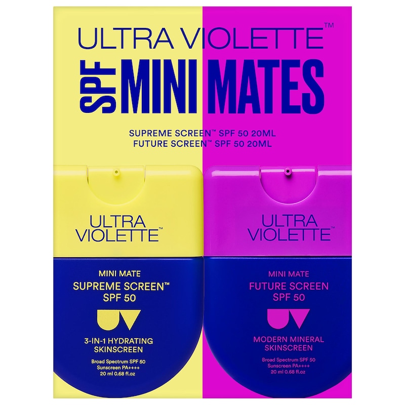 SPF Mini Mates SPF 50 Hydrating & Mineral Facial Sunscreen Set
