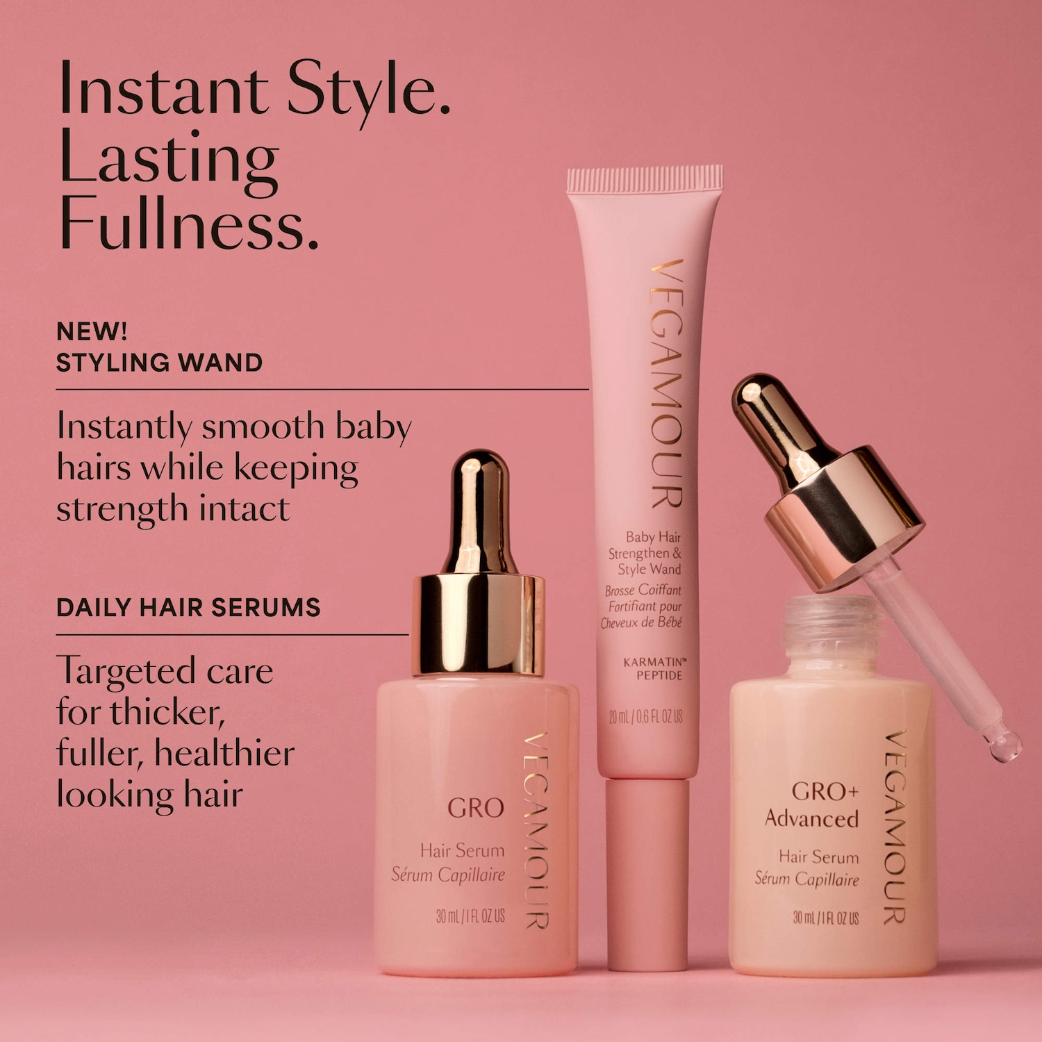 Vegamour Baby Hair Strengthen and Style Wand - Thumbnail 4