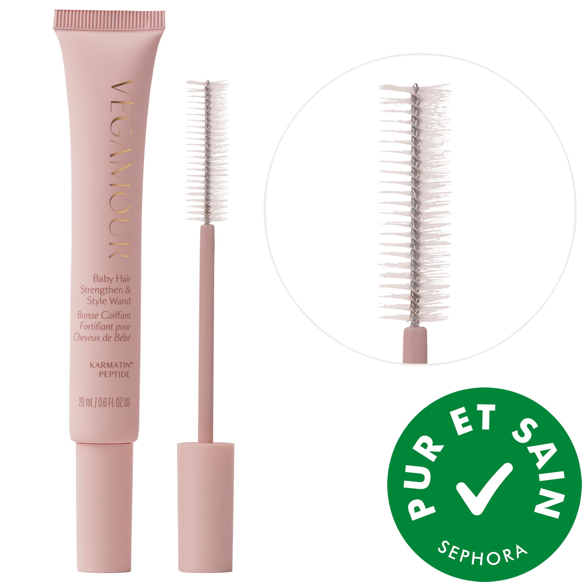 Vegamour Fer à friser pour renforcer et coiffer les petits cheveux 0.6/20