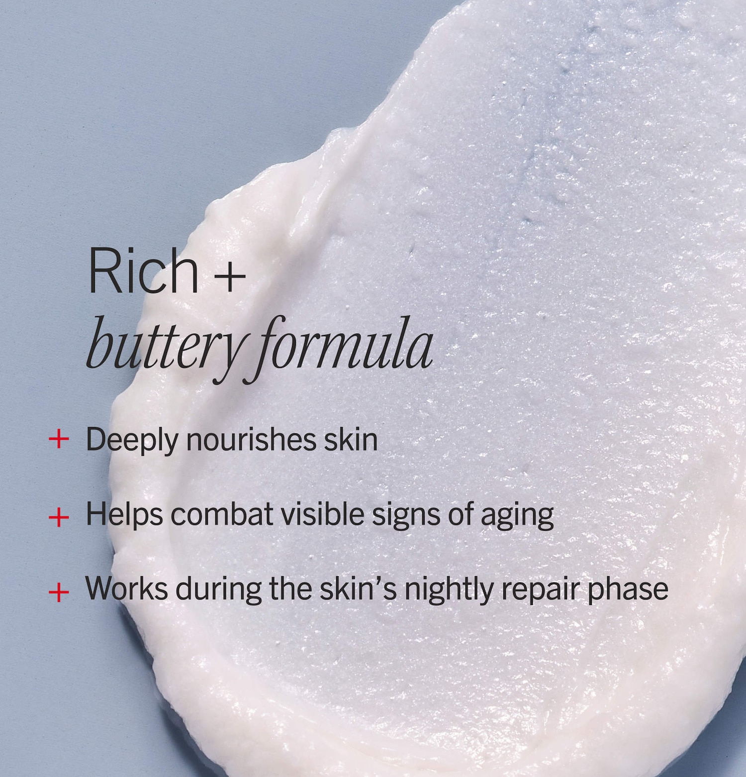 Crème raffermissante ultra réparatrice de nuit avec avoine colloïdal et niacinamide