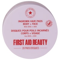 First Aid Beauty - Ingrown Hair Pads with AHA + BHA for Body + Face