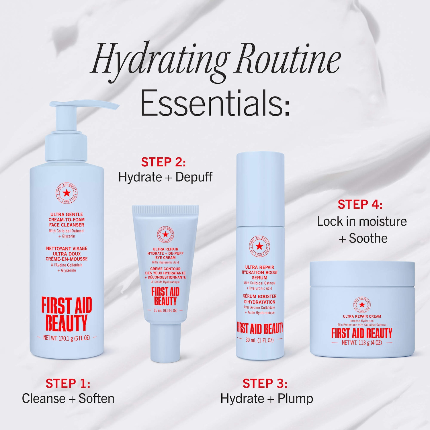 Sérum hydratant Ultra Repair avec avoine colloïdale et acide hyaluronique