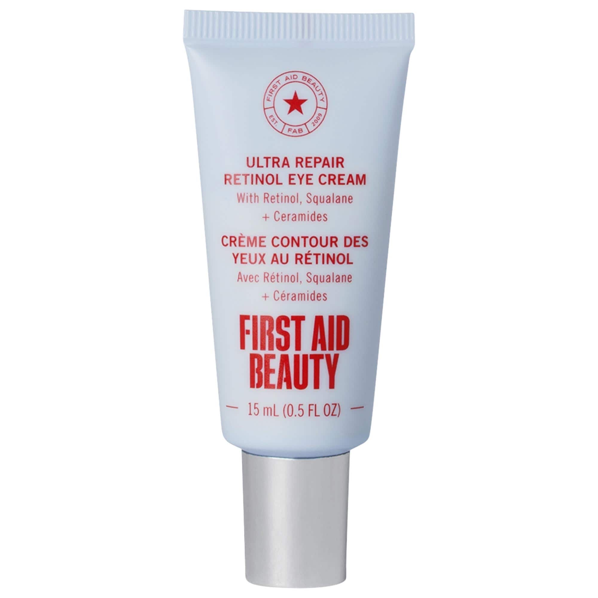 First Aid Beauty Ultra Repair Retinol Eye Cream with Retinol, Squalane + Ceramides 0.5 fl oz/15 mL