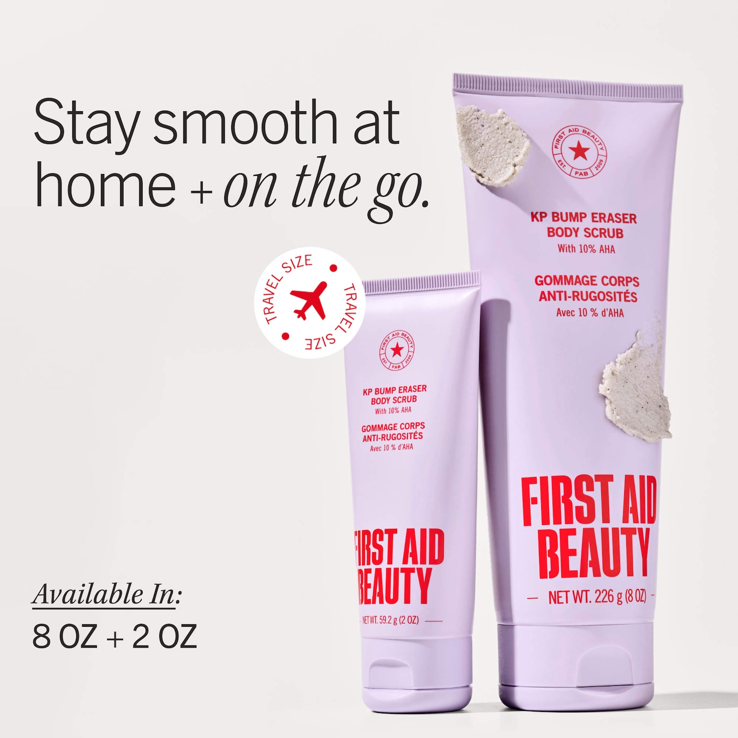 KP Bump Eraser Body Scrub with 10% AHA – Exfoliant for Keratosis Pilaris