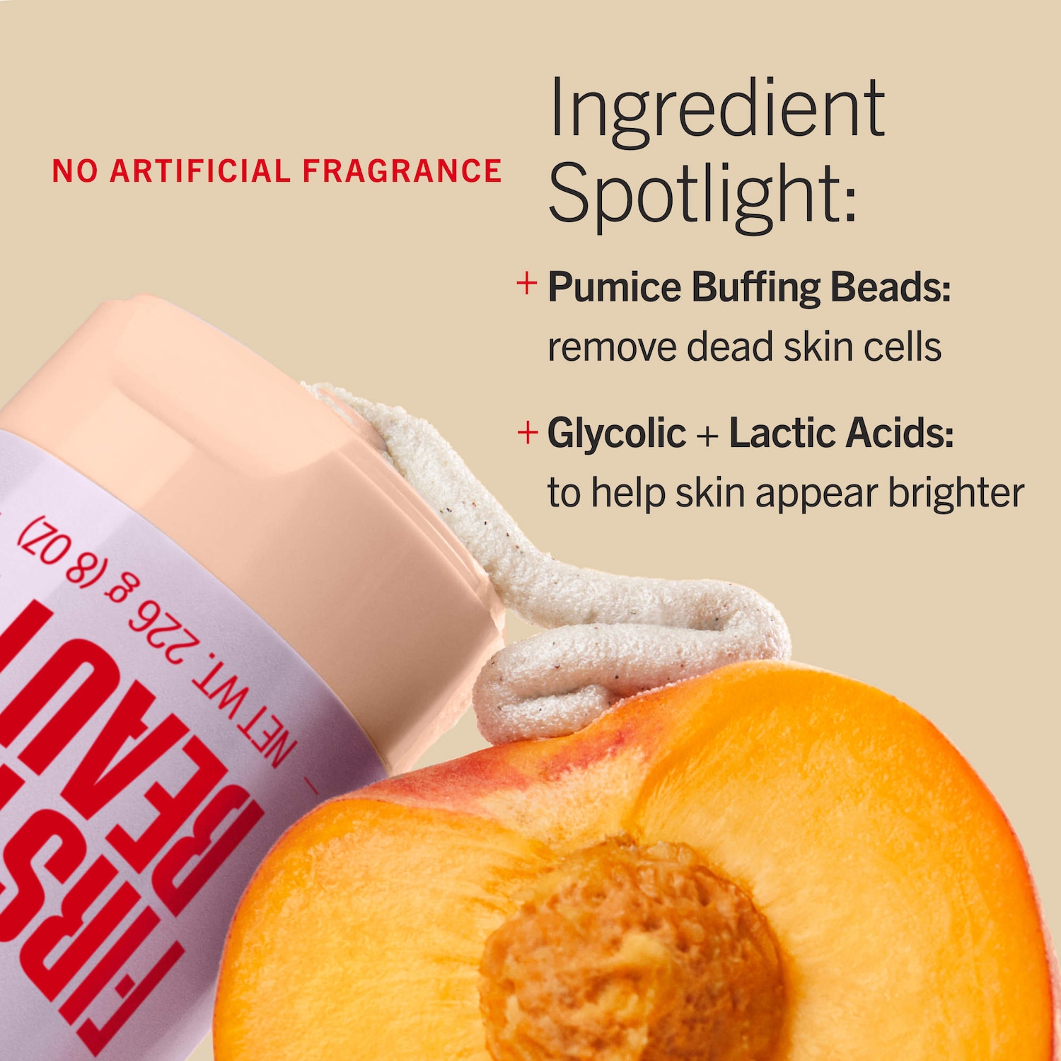 KP Bump Eraser Body Scrub with 10% AHA – Exfoliant for Keratosis Pilaris