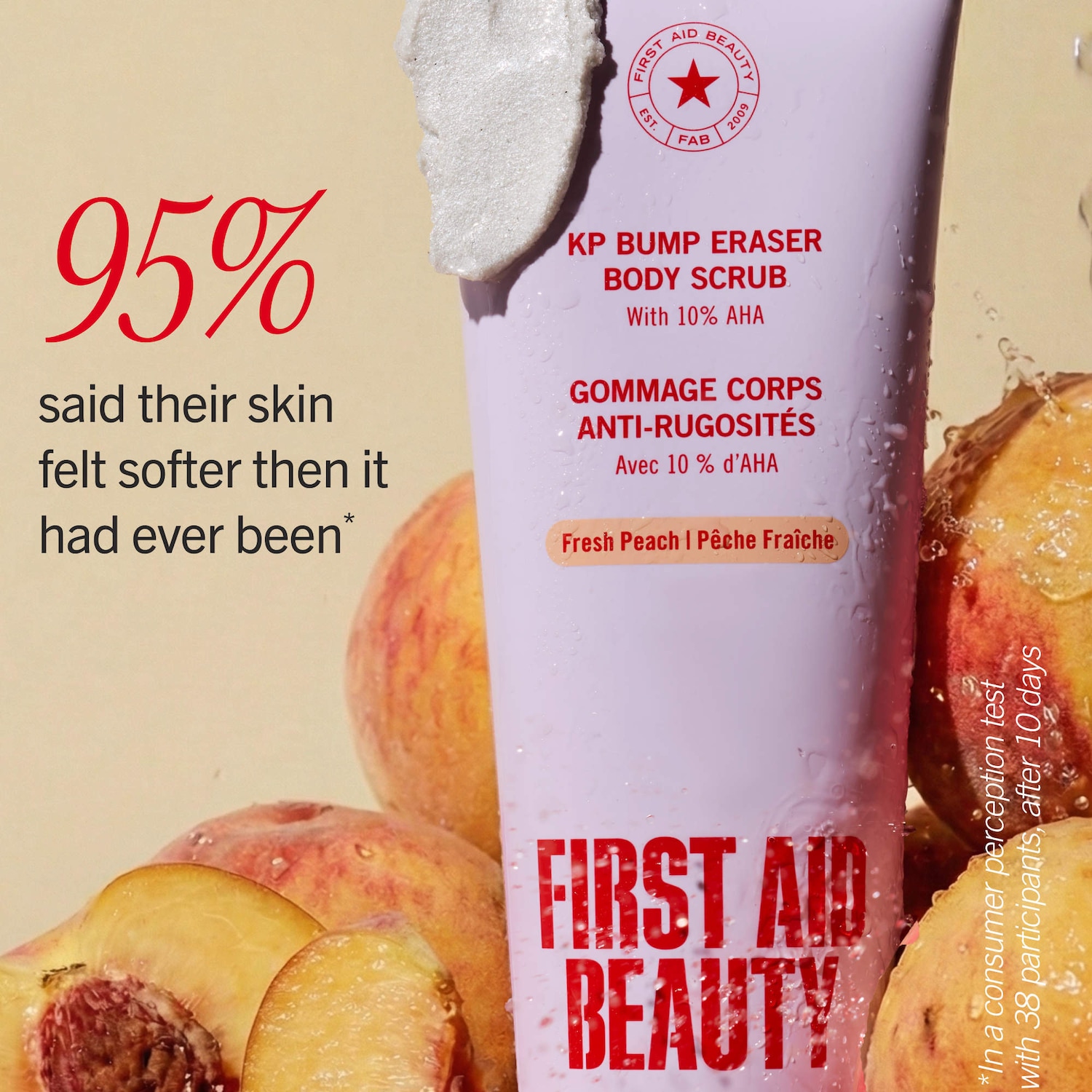KP Bump Eraser Body Scrub with 10% AHA – Exfoliant for Keratosis Pilaris