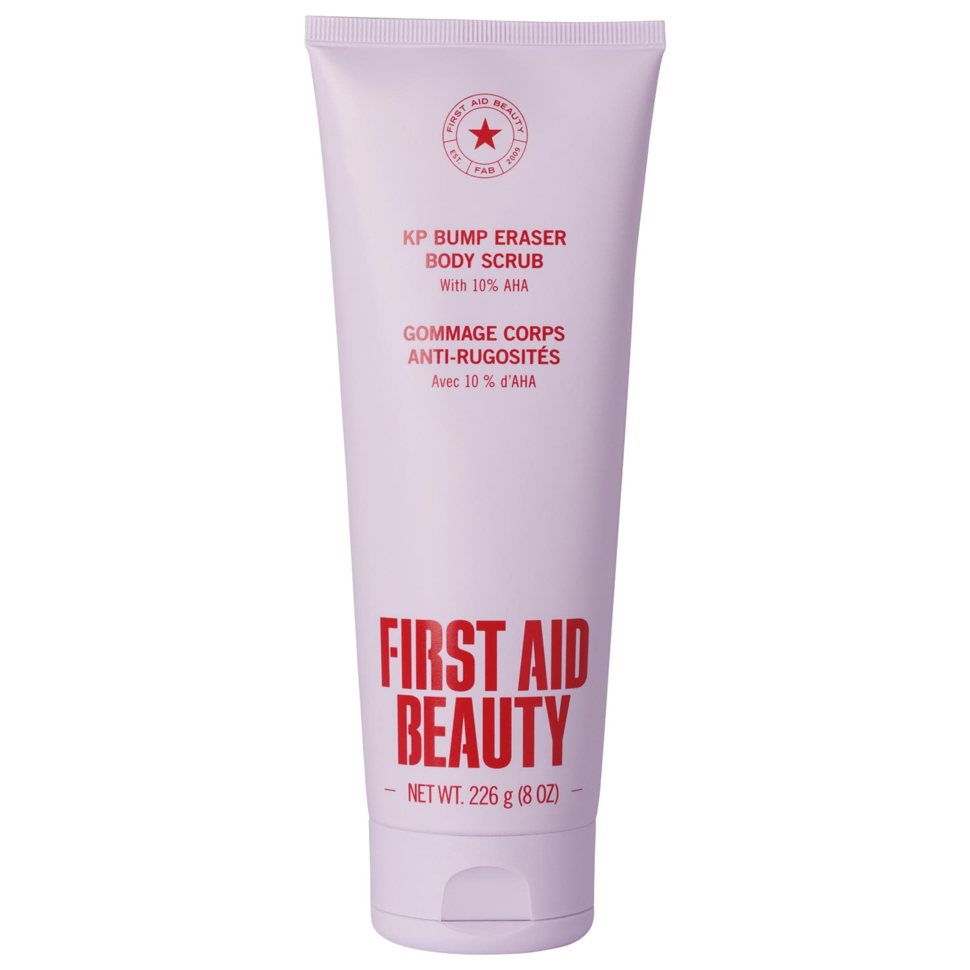 First Aid Beauty KP Bump Eraser Body Scrub with 10% AHA - Exfoliant for Keratosis Pilaris
