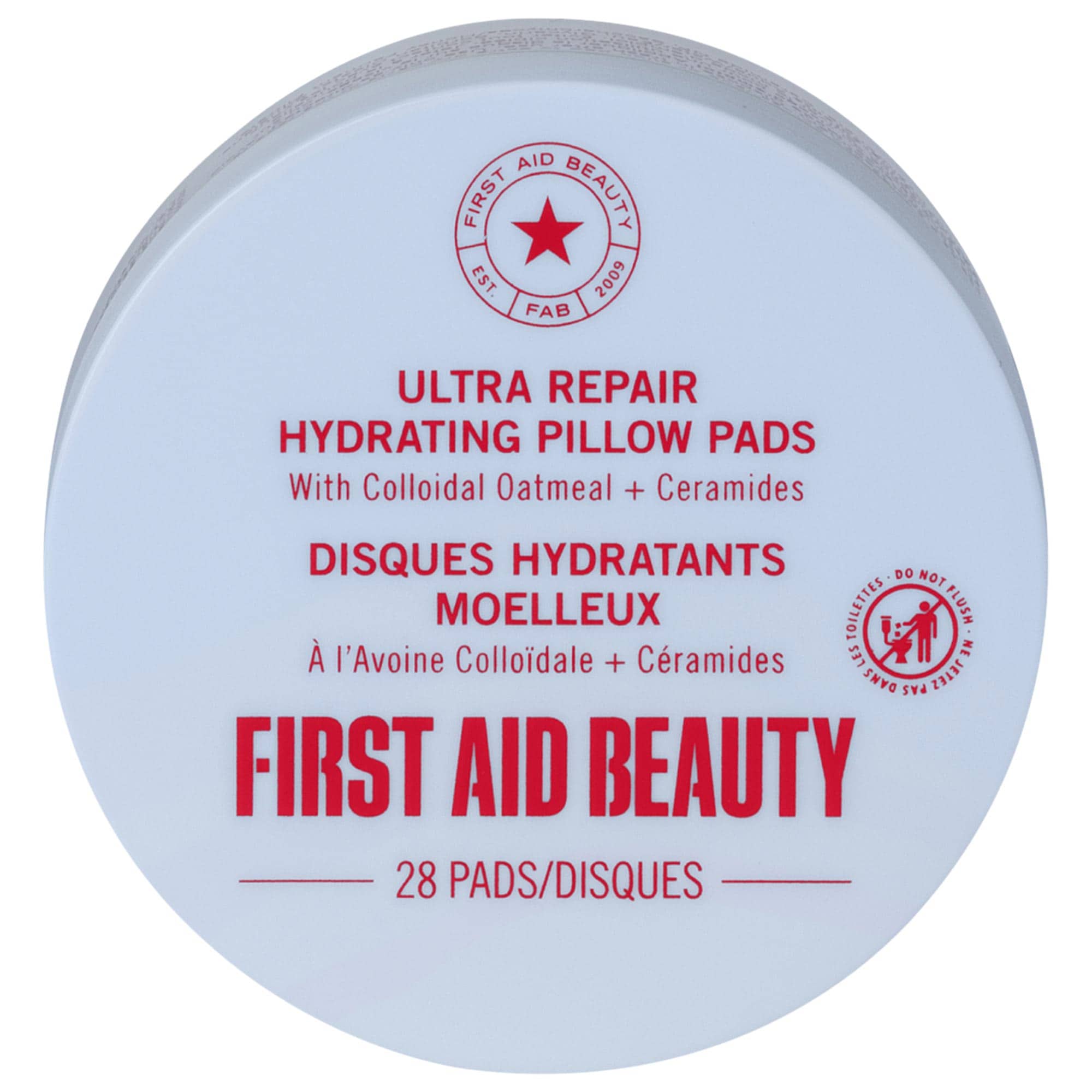 First Aid Beauty Ultra Repair Hydrating Pillow Pads with Colloidal Oatmeal and Ceramides